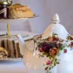 Afternoon Tea Packages - tea pot and tiered food display